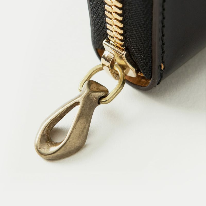 ETIAM 長財布 コードバン ラウンドジップ長財布 - Black - | ETiAM