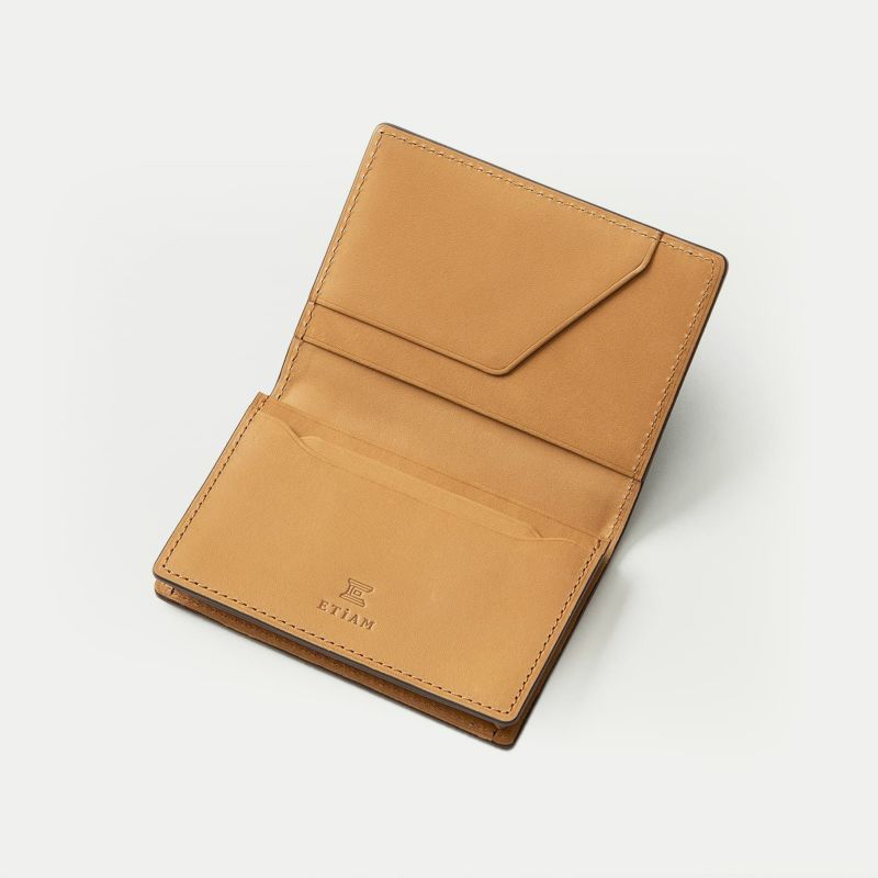 ETiAM エティアム　名刺入れ　カードケース コードバン 名刺入れ - Dark Navy - | ETiAM
