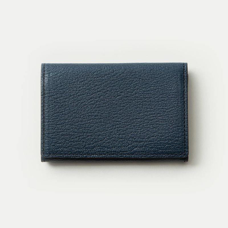  ゴート（バイカラー） 名刺入れ - Dark Navy - 