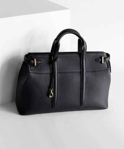 エティアム ETiAM シュリンク フラップトートS Embrace ブラック キャンバス フラップトートバッグ(S)《Embrace》 - Black - | ETiAM