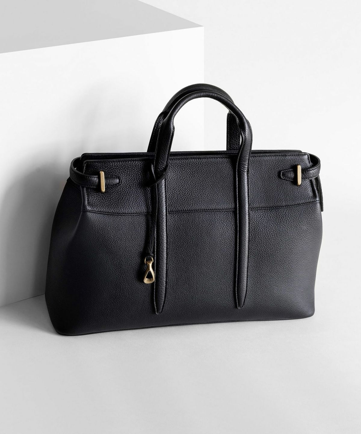 シュリンク サイドベルトブリーフケース《Unite》 - Black -