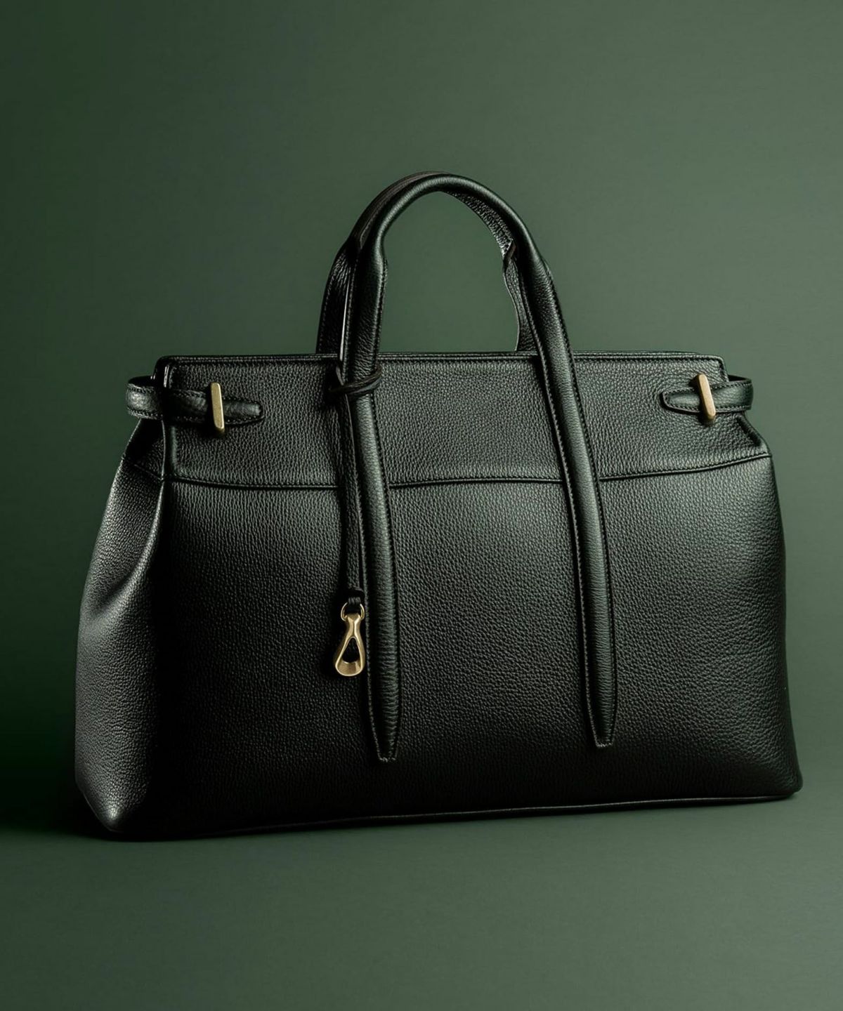 シュリンク サイドベルトブリーフケース《Unite》 - British Green -