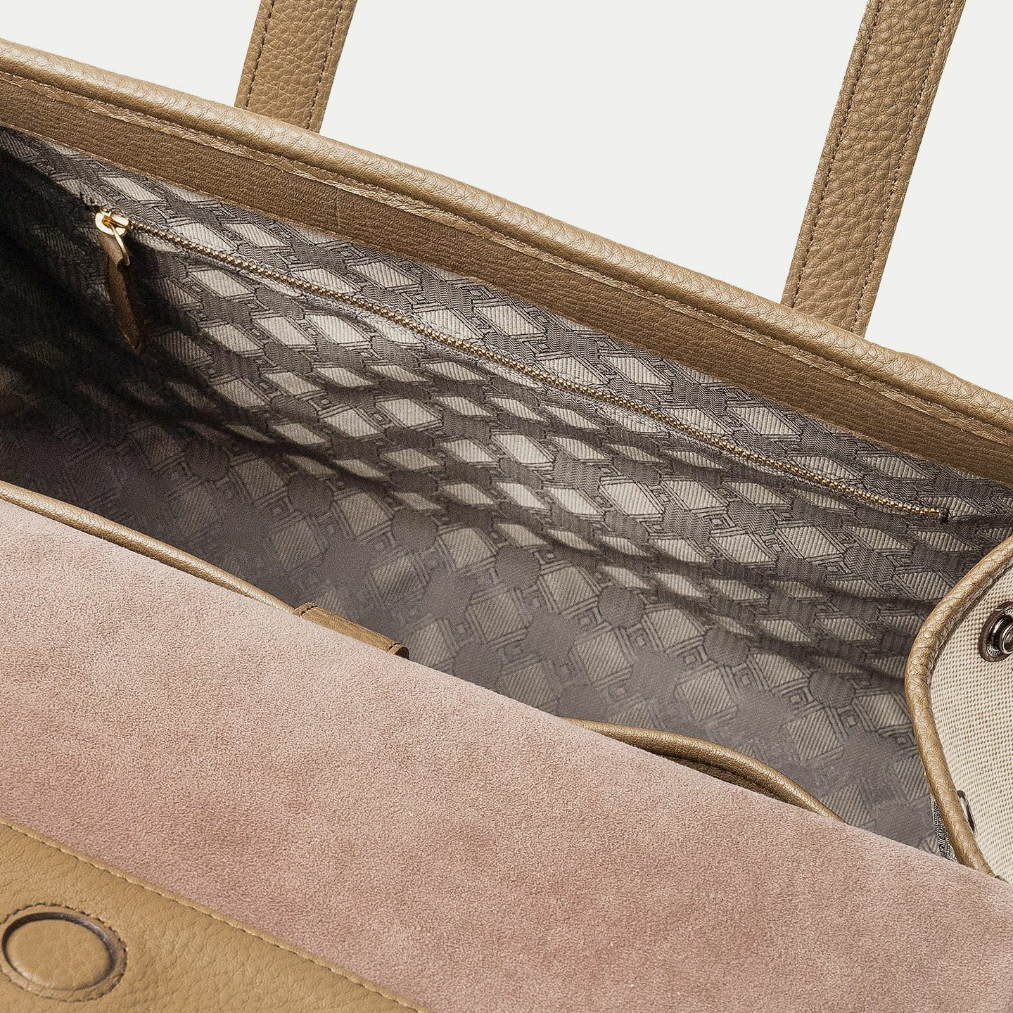 キャンバス フラップトートバッグ(S)《Embrace》 - Oak - | ETiAM