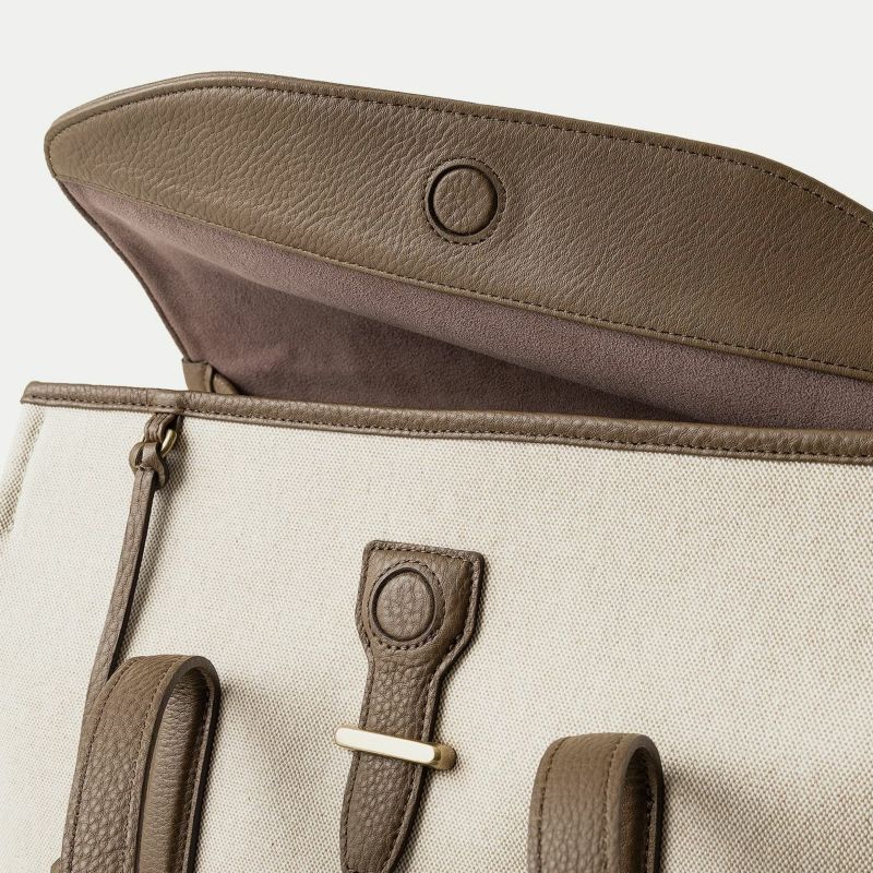 キャンバス フラップトートバッグ(S)《Embrace》 - Oak - | ETiAM