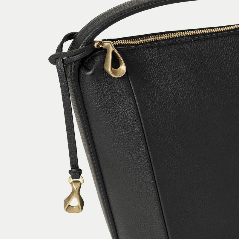 シュリンク ハンド&スリングバッグ《Buddy》 - Black - | ETiAM