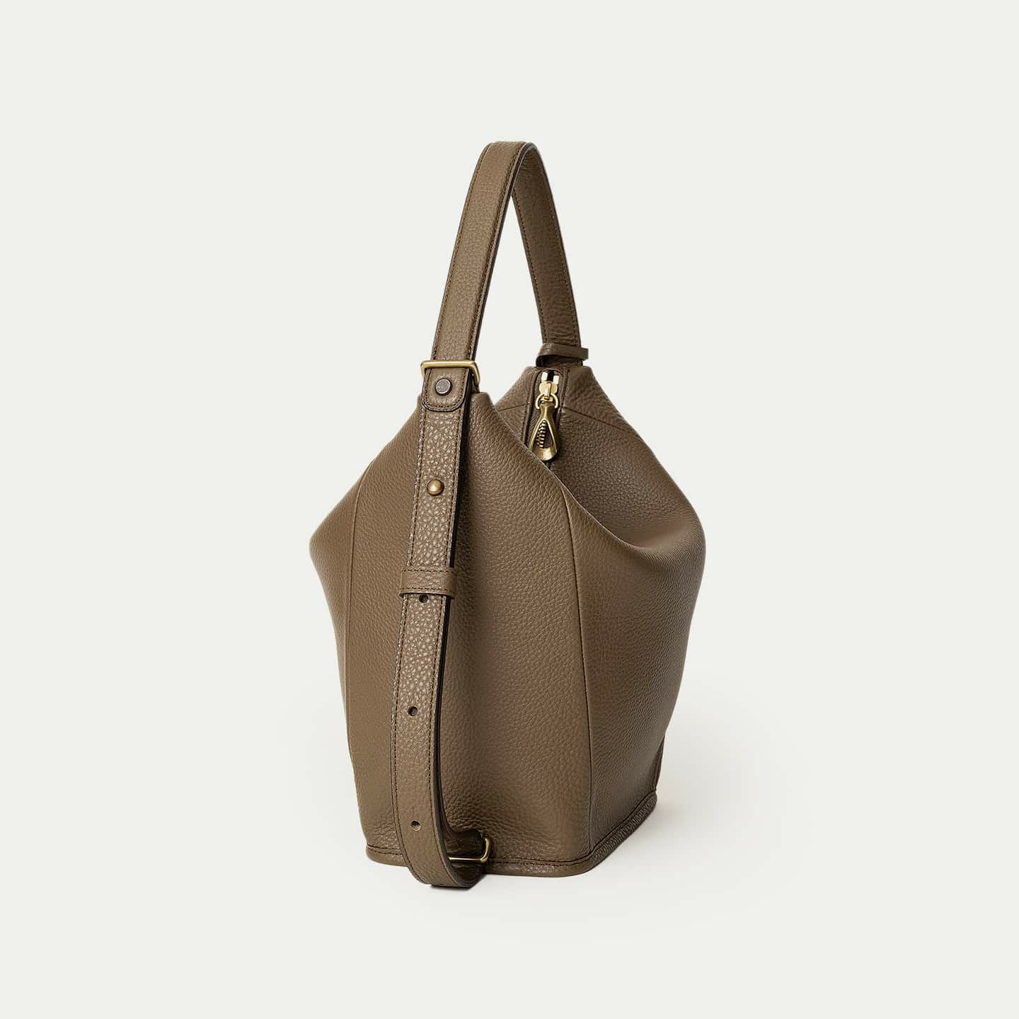 シュリンク ハンド&スリングバッグ《Buddy》 - Oak - | ETiAM 