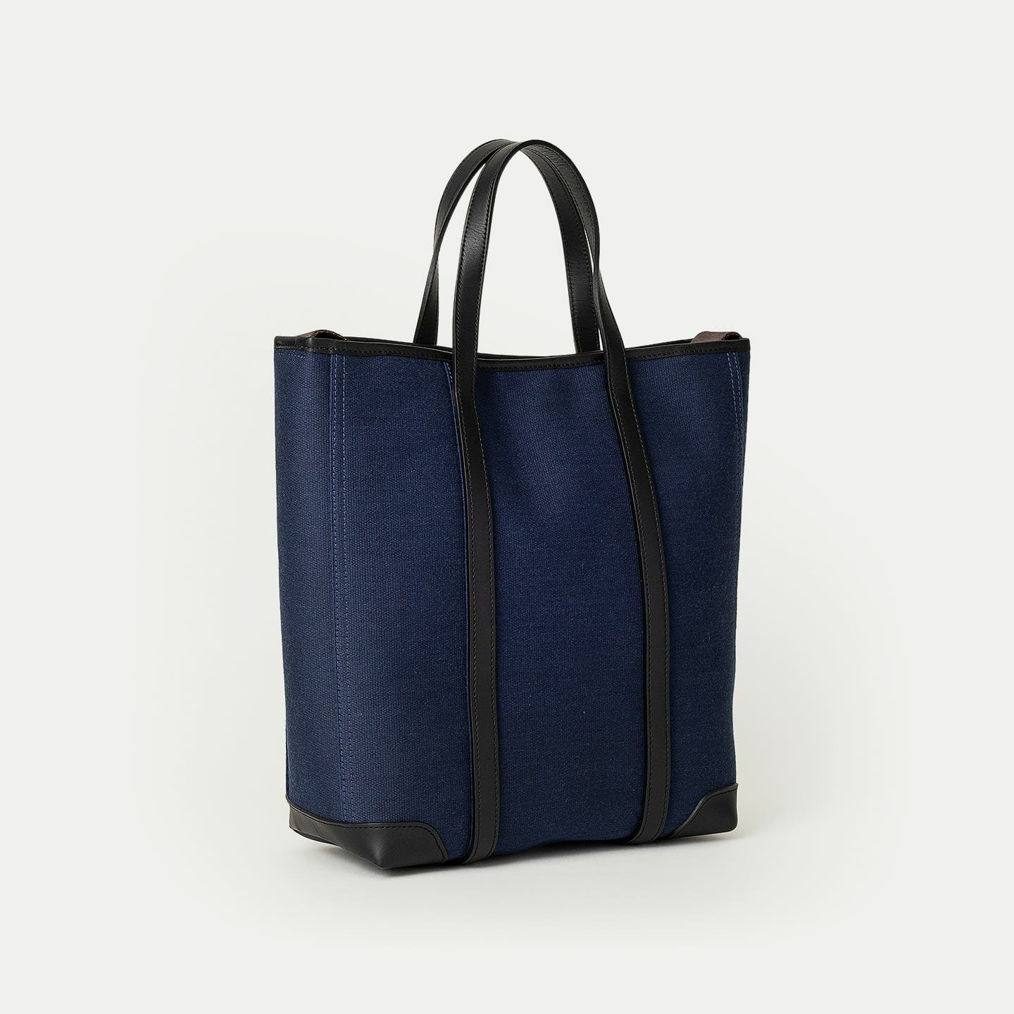 エラスティック（綿） 縦型トートバッグ《Endeavor》 - Navy - | ETiAM