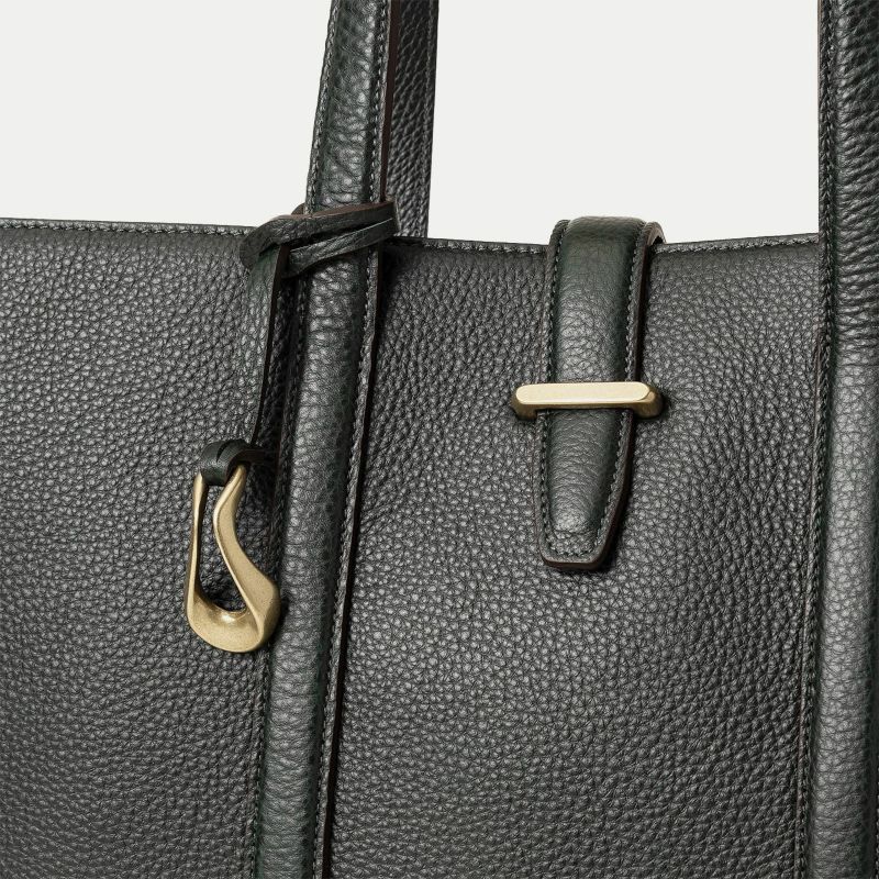 シュリンク スクエアトートバッグ《Brick》 - British Green