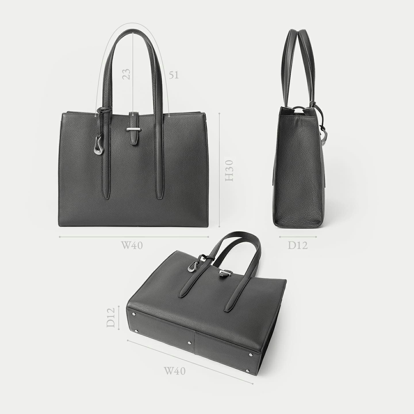 シュリンク スクエアトートバッグ《Brick》 - Oak - | ETiAM 