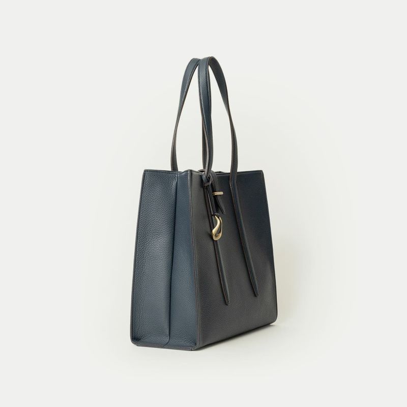 シュリンク 縦型トートバッグ《Advance》 - Dark Navy - | ETiAM シュリンク 縦型トートバッグ《Advance》 - Dark Navy - | ETiAM