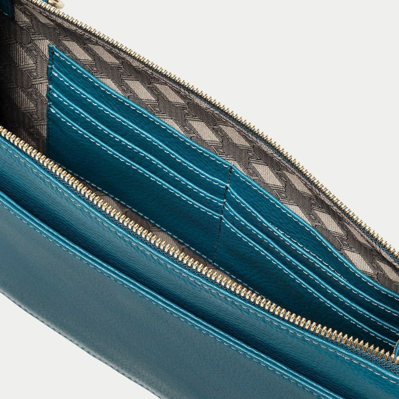 シュリンク スクエアミニショルダー《Smart》 - Turquoise Blue - | ETiAM