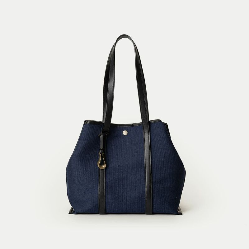 エラスティック（綿） トートバッグ《Jaunty》 - Navy - | ETiAM