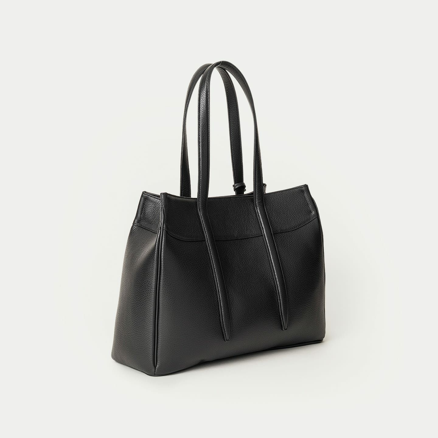 シュリンク トートバッグ《Raise》 - Black - | ETiAM