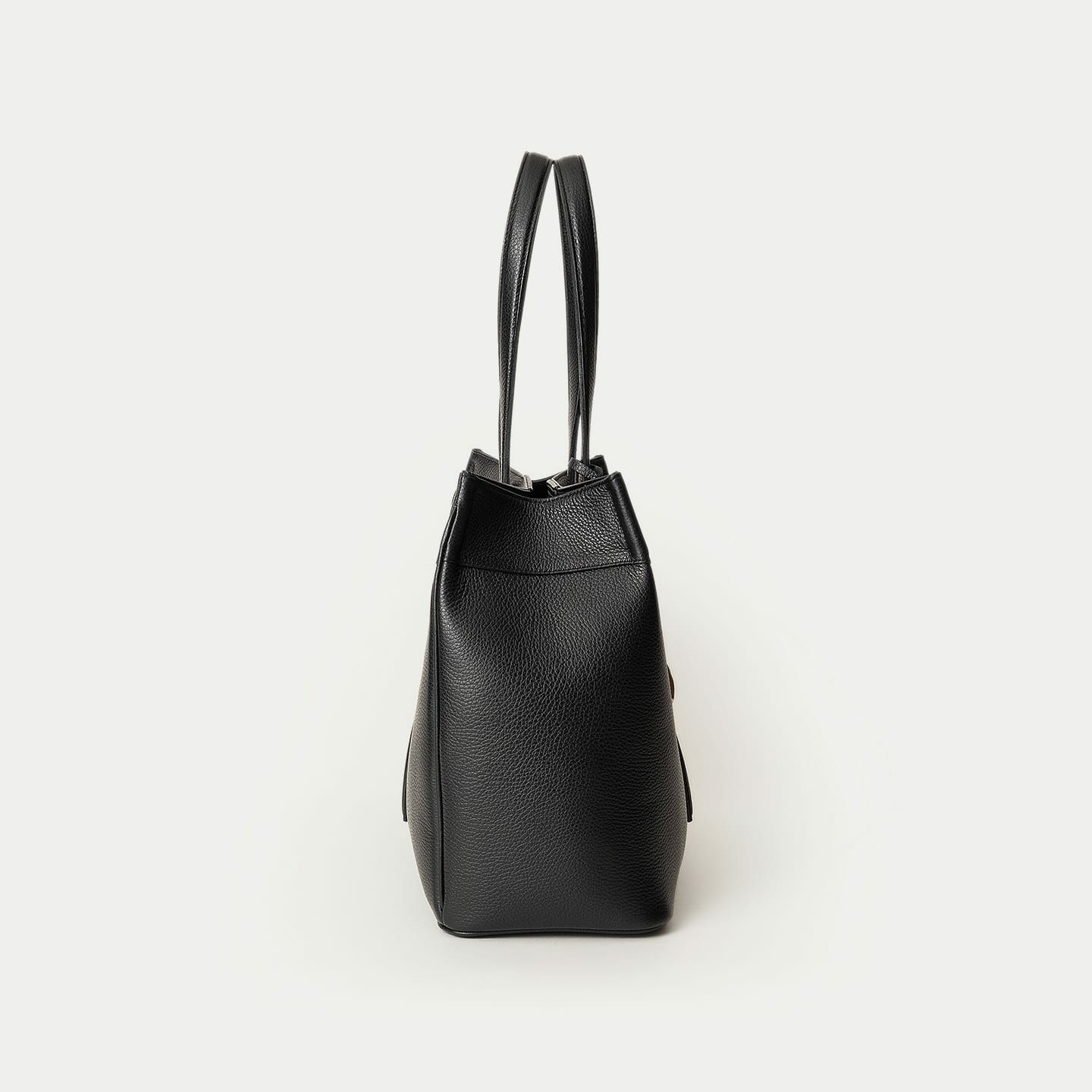 シュリンク トートバッグ《Raise》 - Black