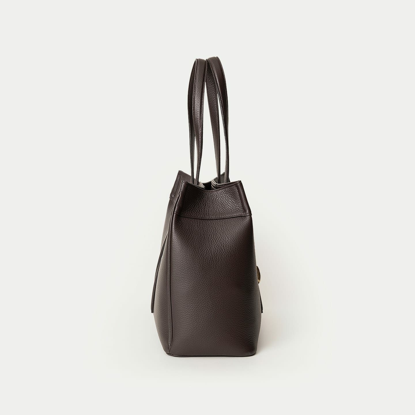シュリンク トートバッグ《Raise》 - Dark Brown - | ETiAM - ビジネス 