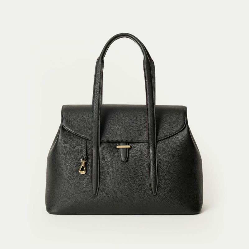 シュリンク フラップトートバッグ(S)《Embrace》 - British Green -