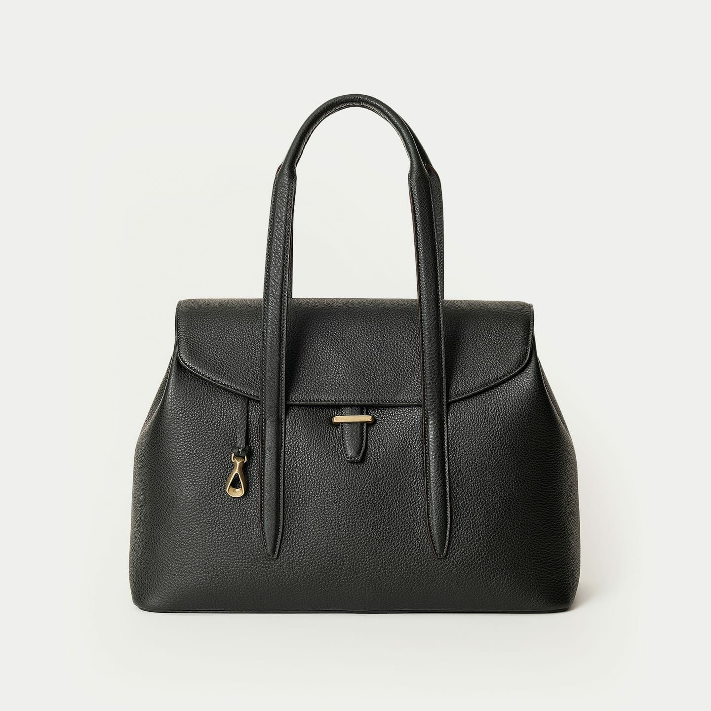 シュリンク フラップトートバッグ(S)《Embrace》 - British Green -