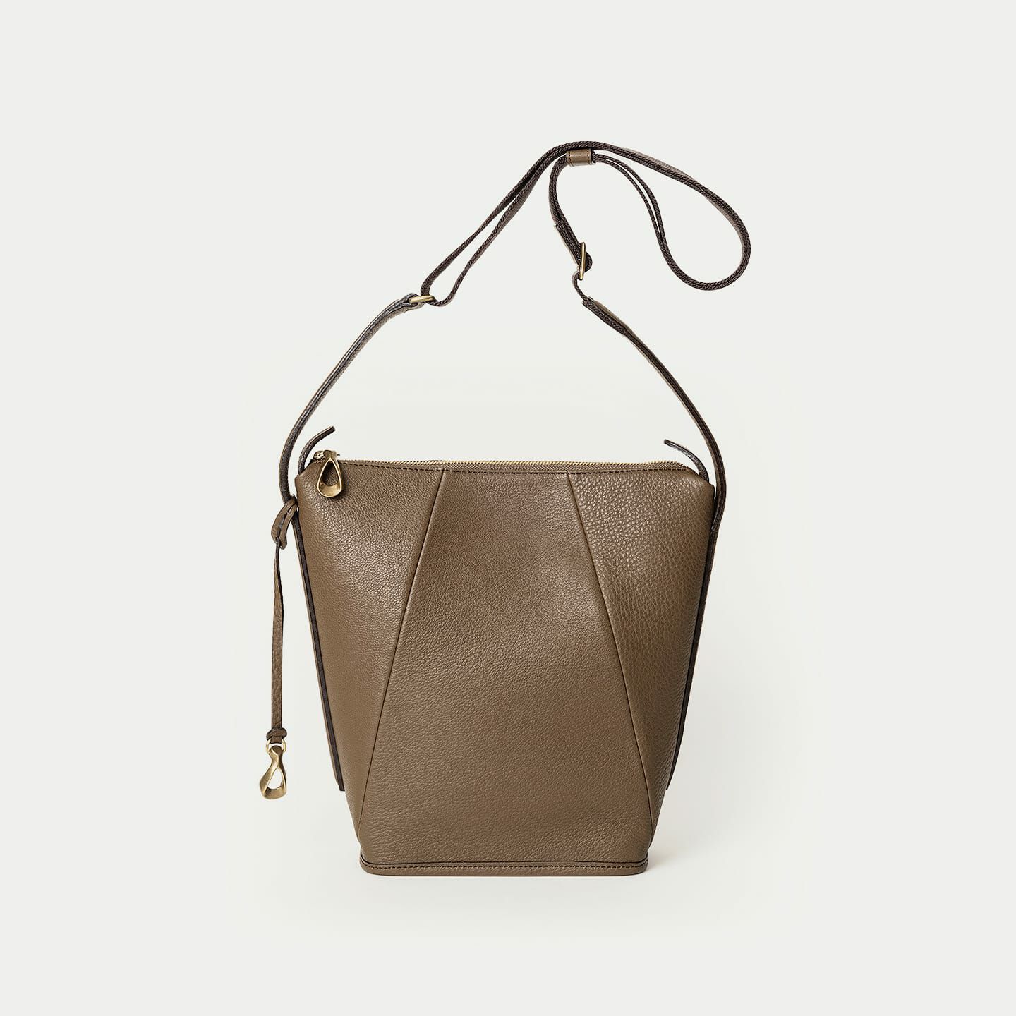 シュリンク 横型ミニショルダーバッグ《Cherish》 - British Green 
