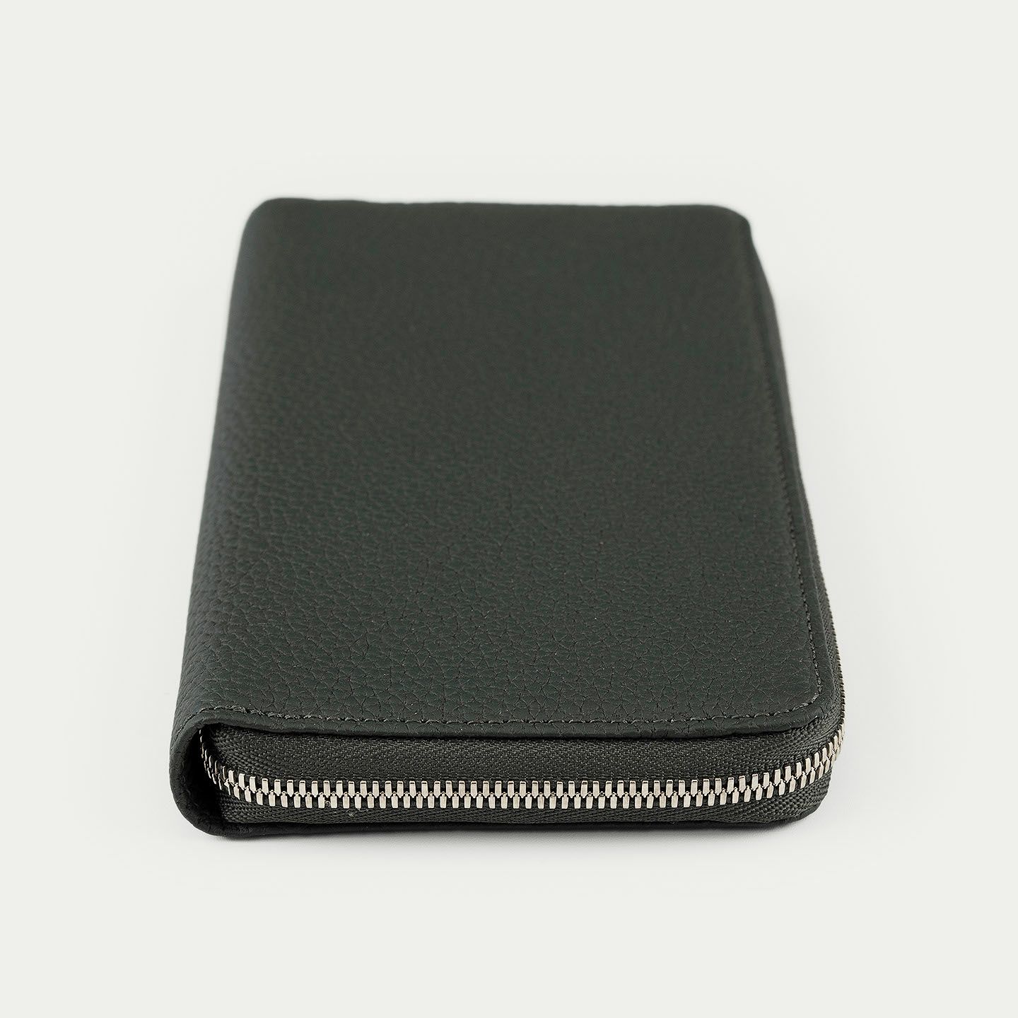 シュランケンカーフ ラウンドジップ長財布 - British Green 