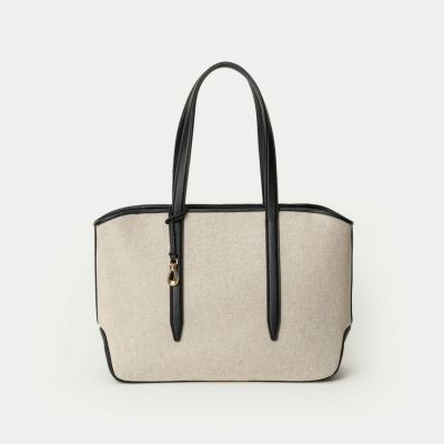 キャンバス ファスナートートバッグ（S）《Flexi》 - Oak - | ETiAM