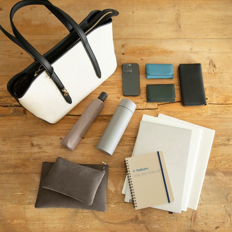 ARUMDY レザーポケットキャンバスバッグ 楽天市場】DOT&STRIPE キャンバス 両サイドポケット付きトート