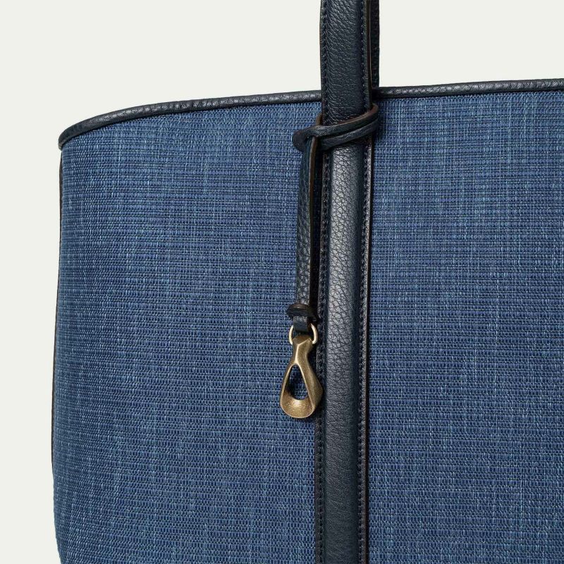 インテリアファブリック ファスナートートバッグ（L）《Flexi》 - Dark