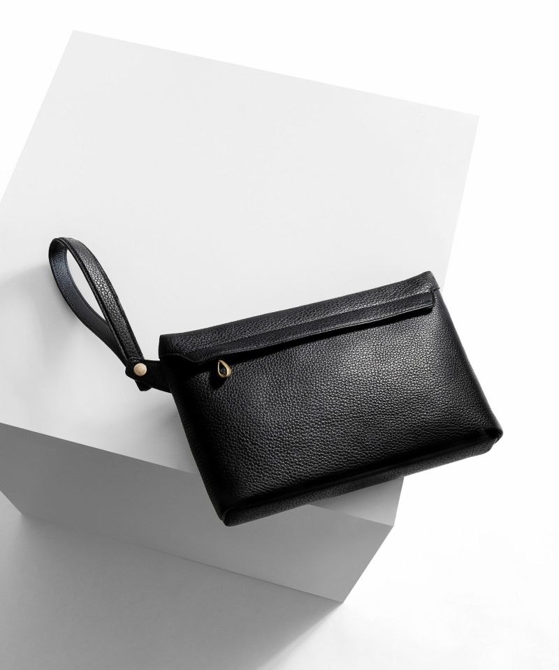 シュリンク ポーチ《Trot》 - Black -