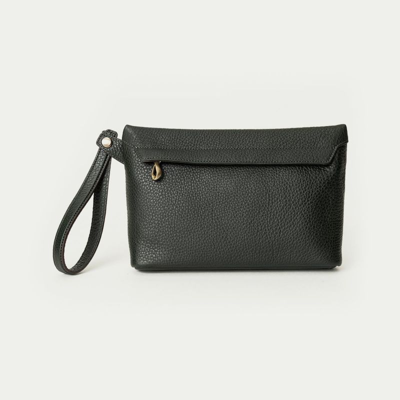 シュリンク ポーチ《Trot》 - British Green - | ETiAM