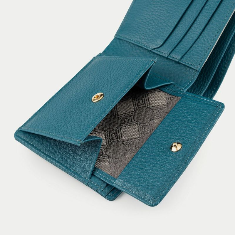 シュリンク 二つ折り財布 Ver.2 - Turquoise Blue - | ETiAM