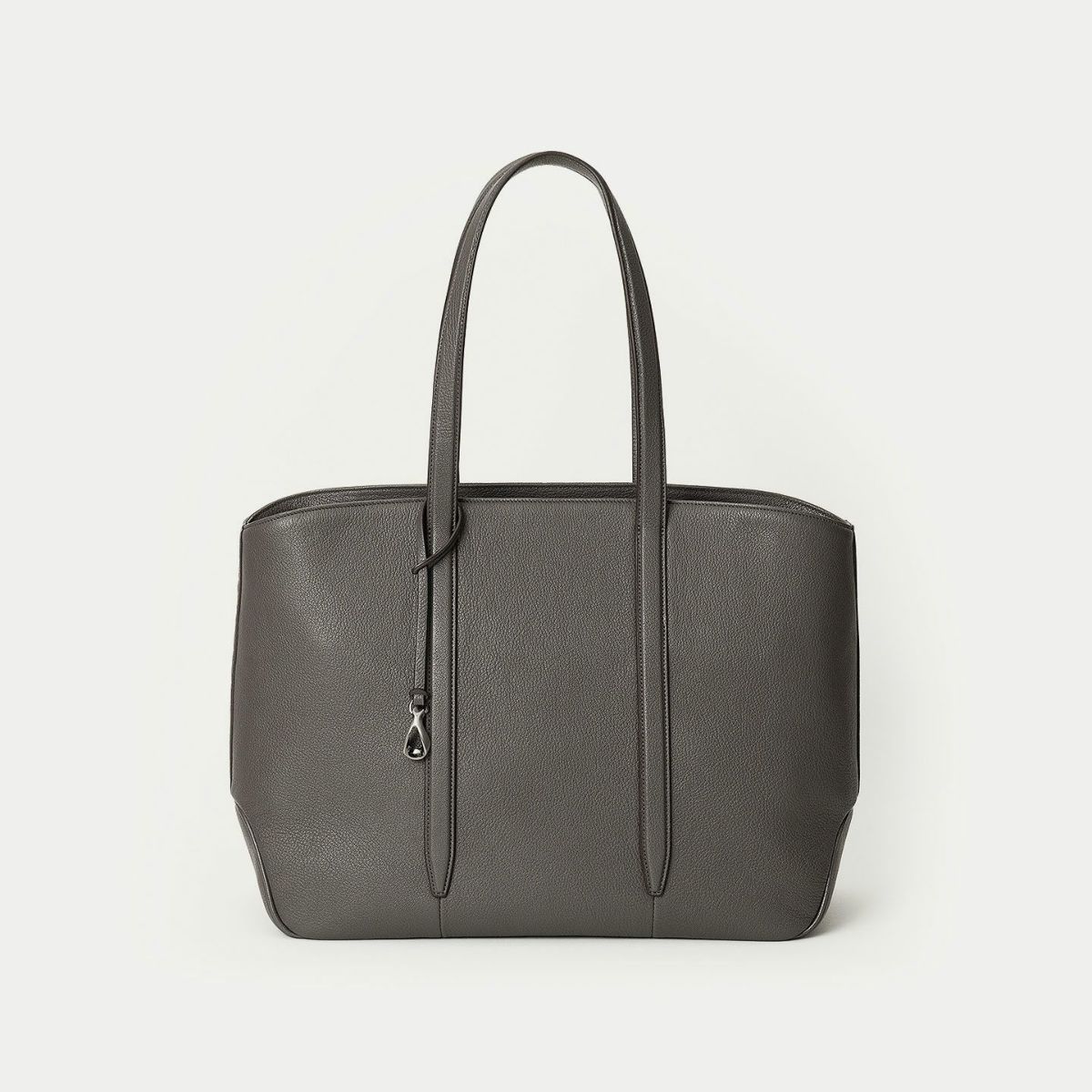 シェーブル ファスナートートバッグ（L）《Flexi》 - Elephant Gray -