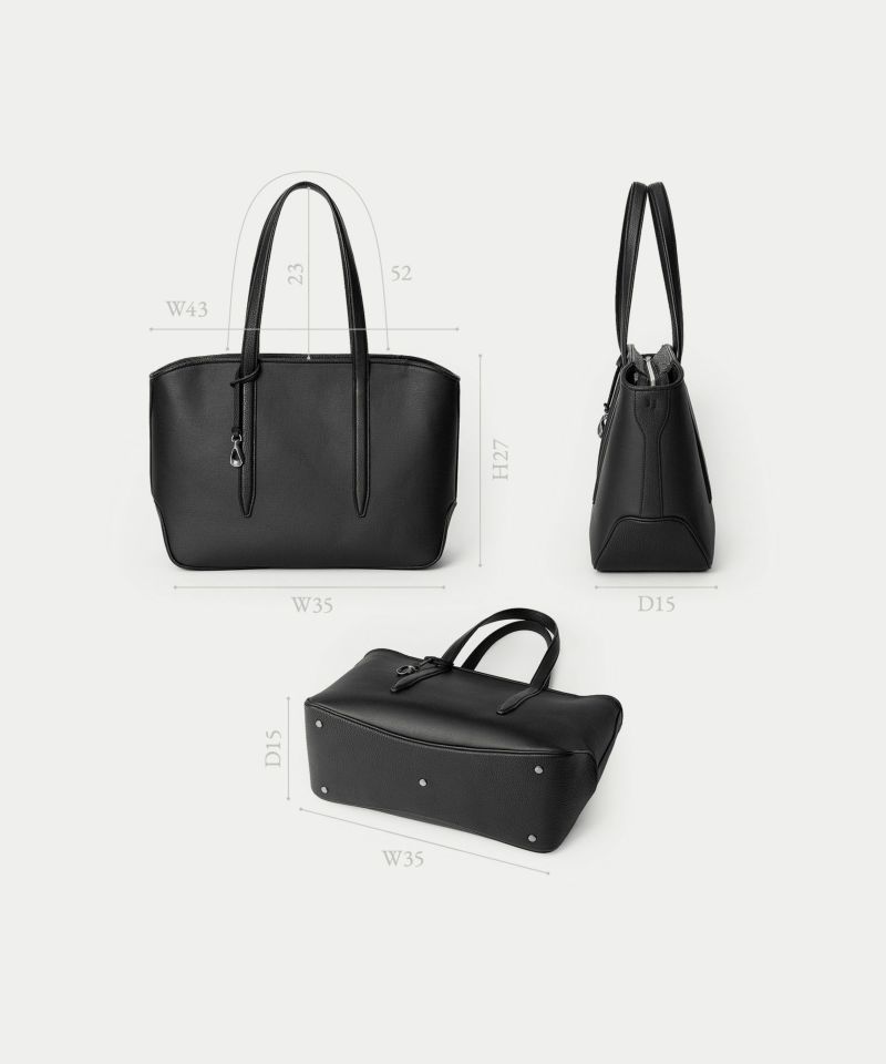 ※KY　ETIAM キャンバストートバッグ キャンバス ファスナートートバッグ（L）《Flexi》 - Oak - | ETiAM