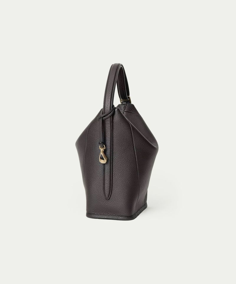 シュリンク ハンド＆バングルバッグ《Follow》 - Umber Brown -