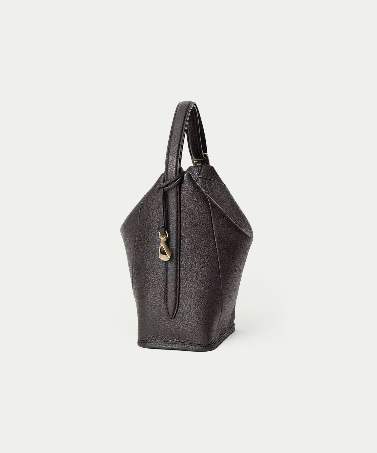 シュリンク ハンド＆バングルバッグ《Follow》 - Umber Brown -