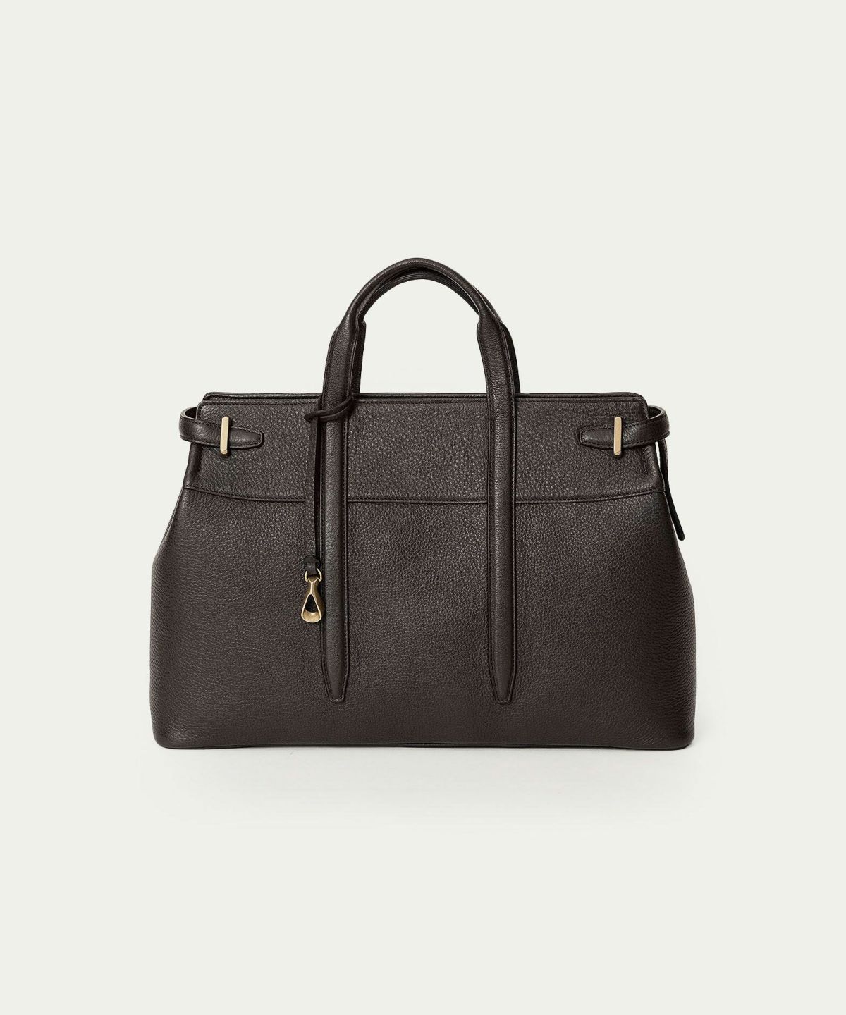 シュリンク サイドベルトブリーフケース《Unite》 - Umber Brown -