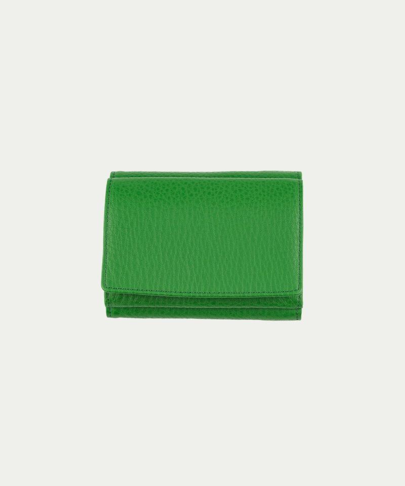 シュリンク 三つ折り財布 Ver.2 - Green -