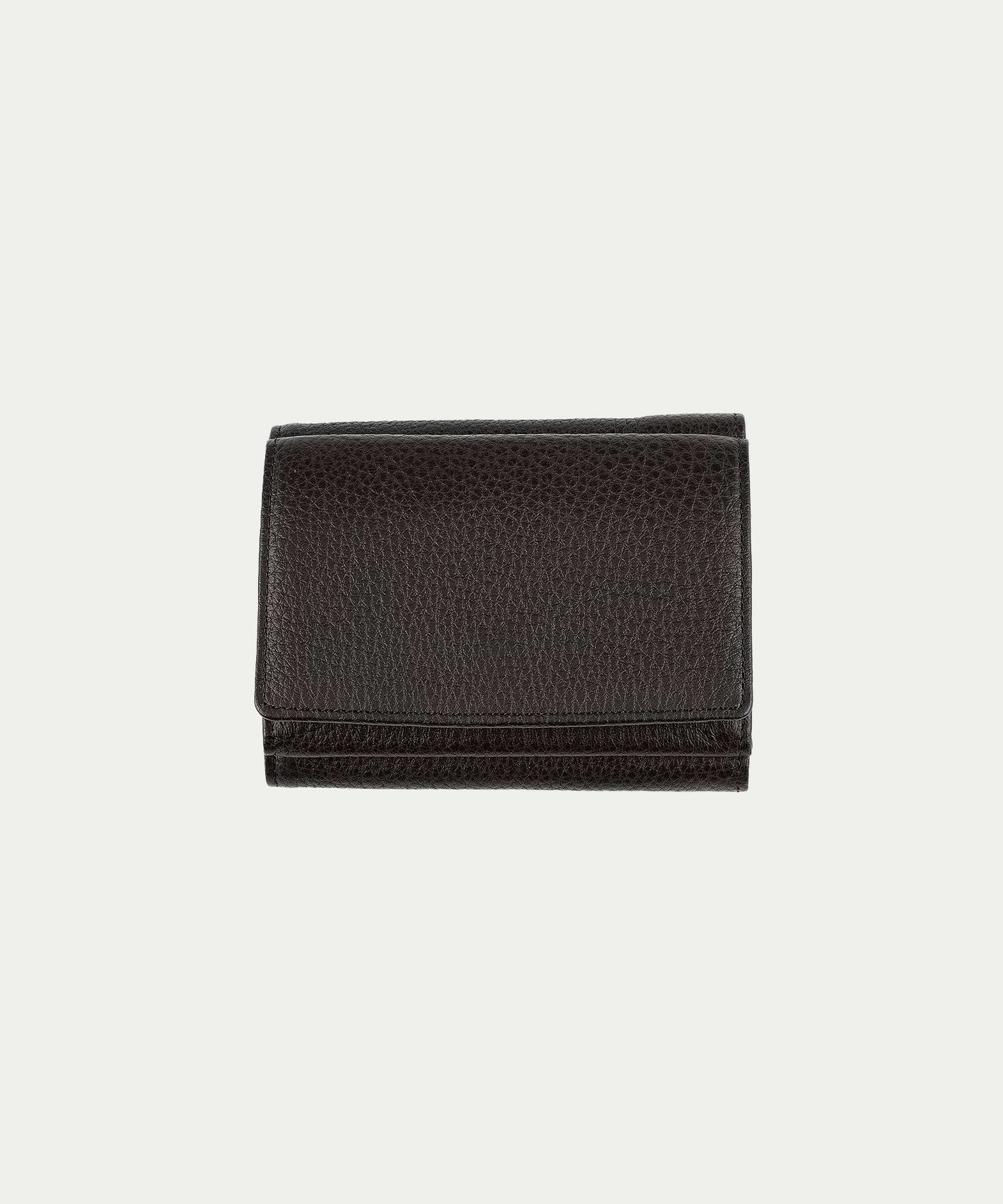 シュリンク 三つ折り財布 Ver.2 - Umber Brown -