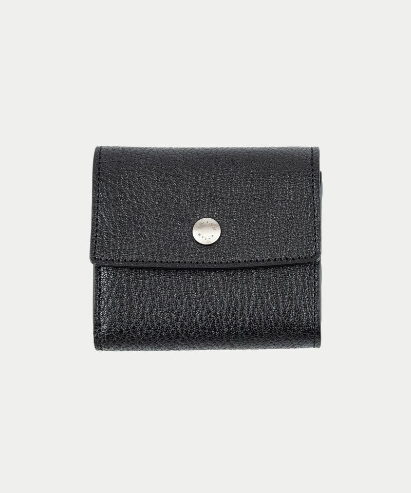 シェーブル 三つ折り財布 《Prior》 - Black -