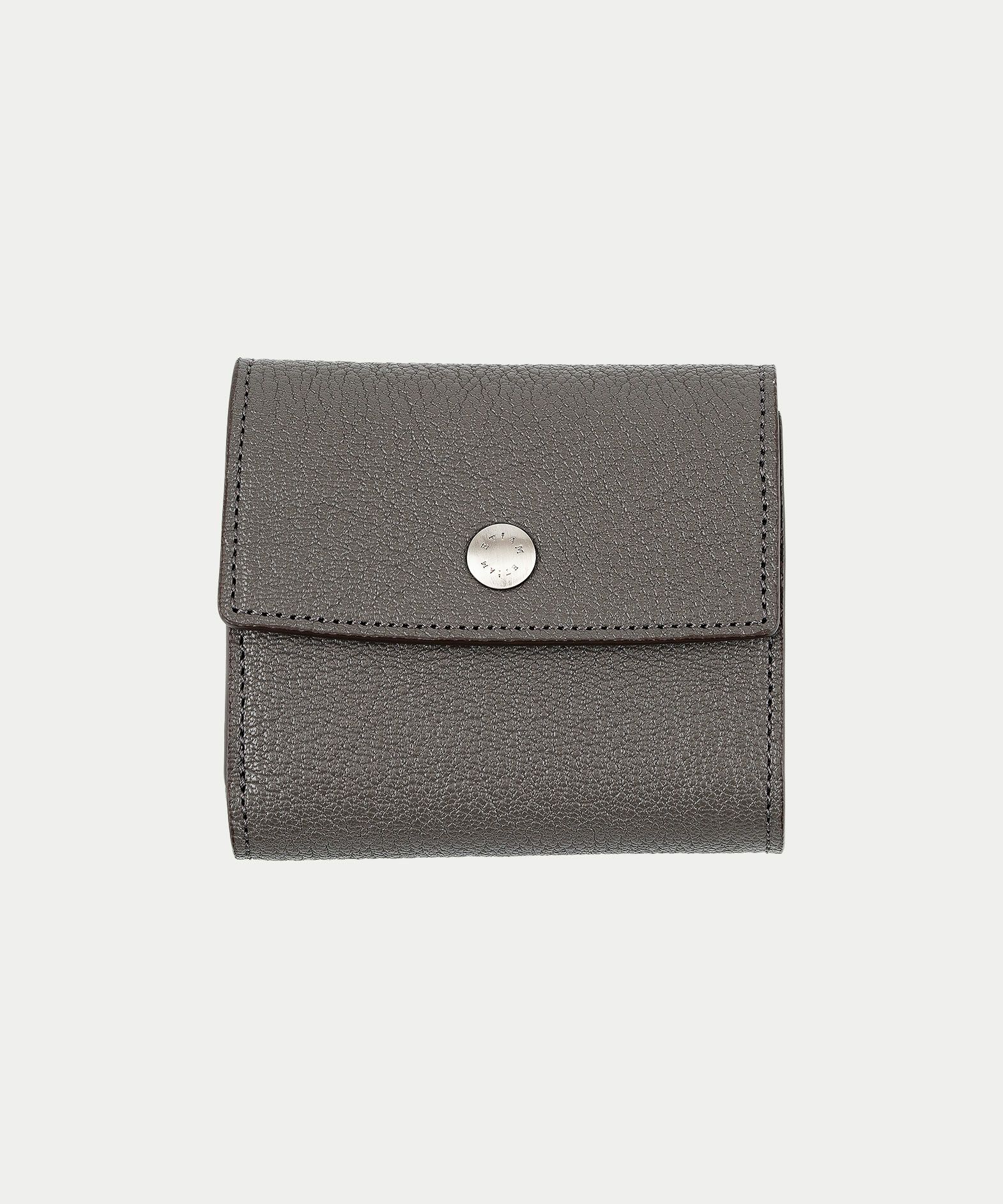 シェーブル 三つ折り財布 《Prior》 - Elephant Gray -