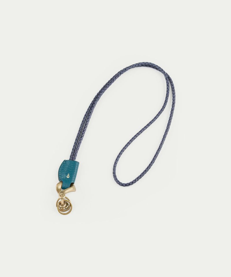 シュリンク ネックストラップ《Combi》 - Turquoise Blue - | ETiAM