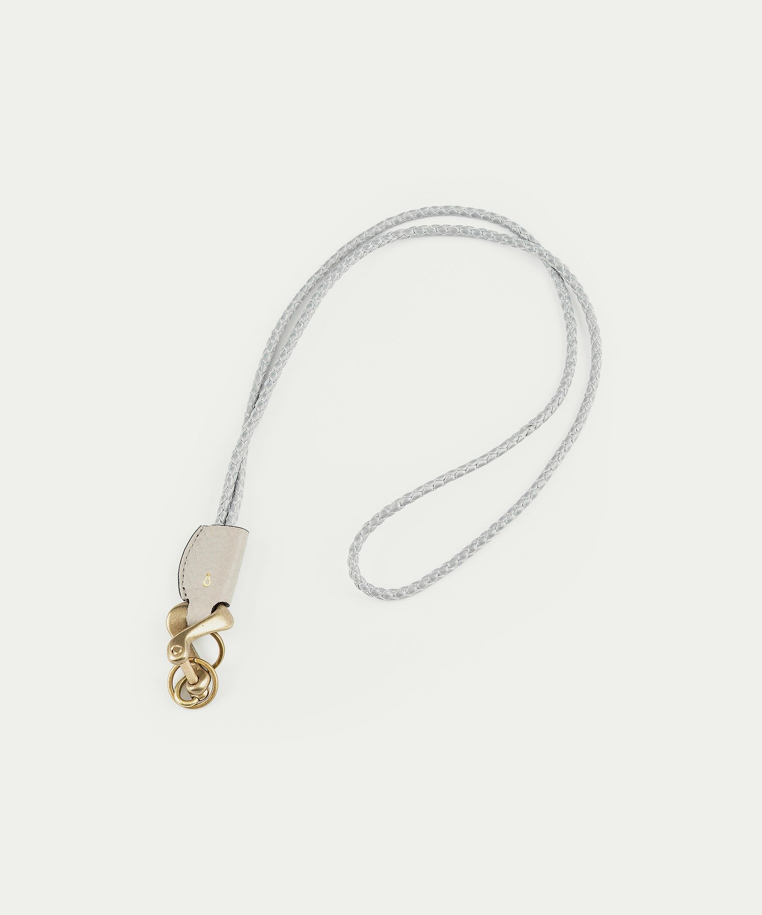 シュリンク ネックストラップ《Combi》 - Light Gray -