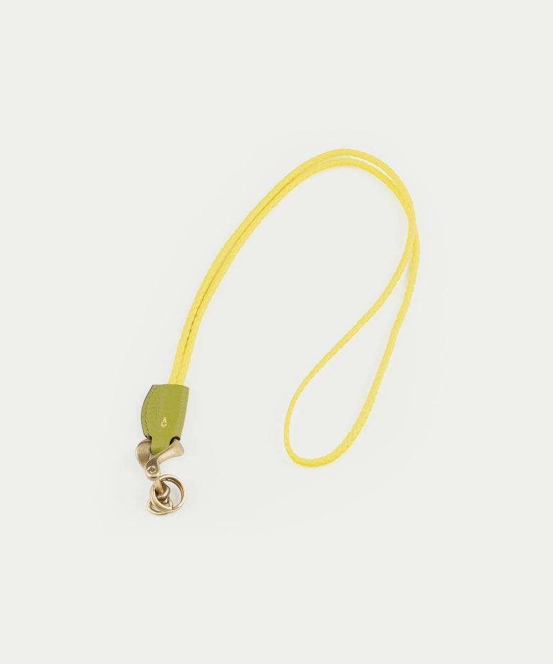 シュリンク ネックストラップ《Combi》 - Lime Green -