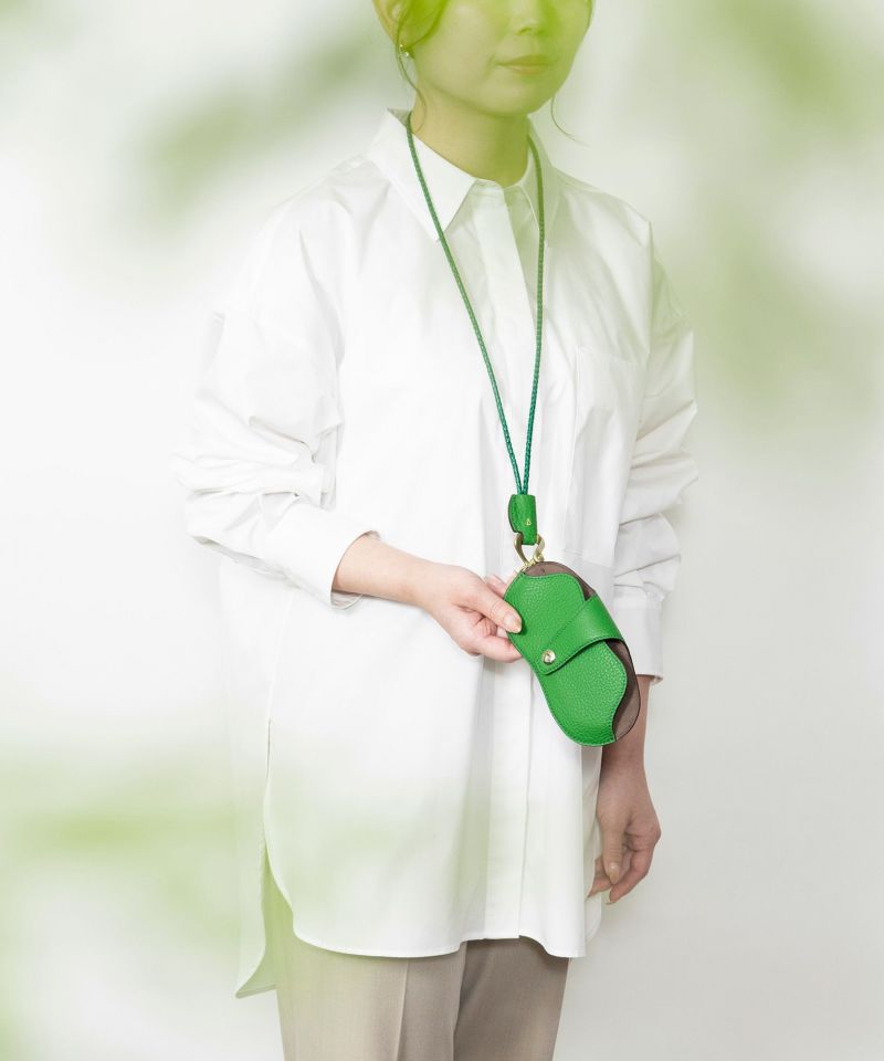 シュリンク ネックストラップ《Combi》 - Lime Green - | ETiAM