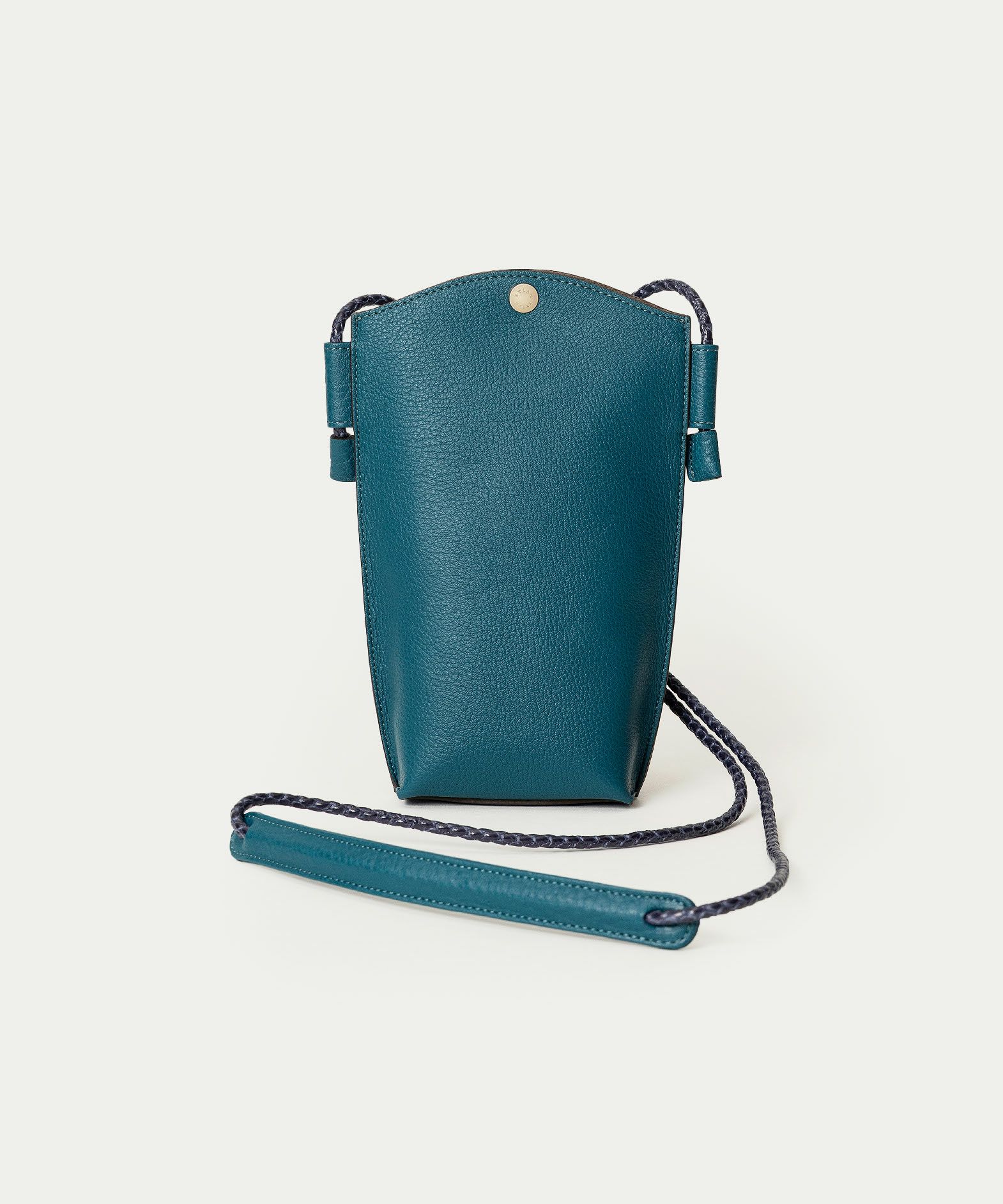 シュリンク モバイルショルダーバッグ Ver.2 《Shell》 - Turquoise Blue -