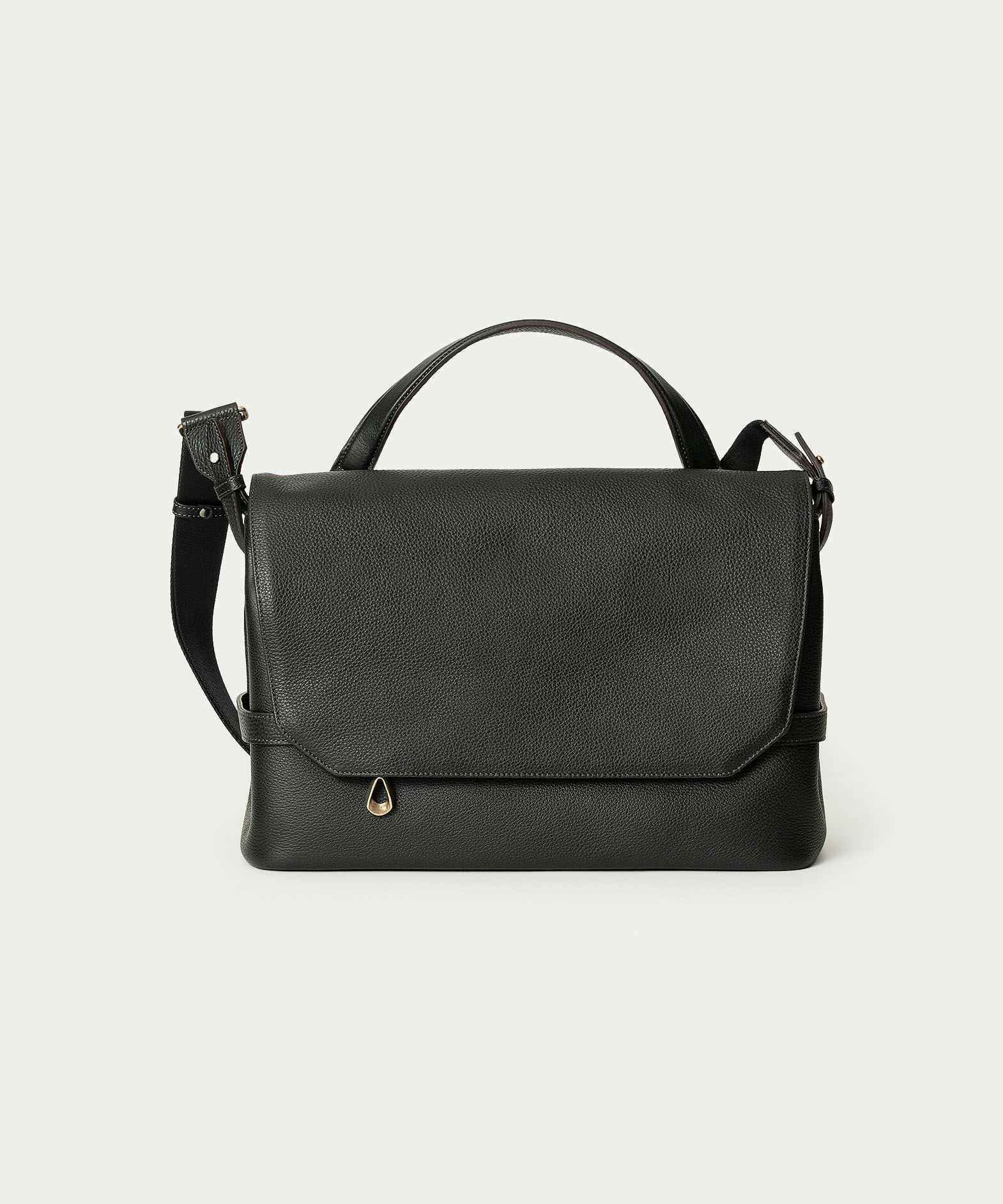 シュリンク フラップショルダーバッグ《Forward》 - British Green -